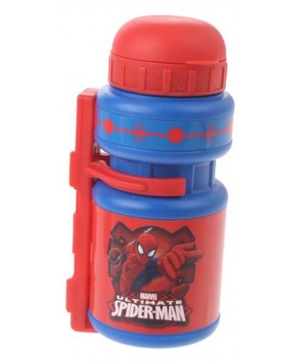 Marvel Bidon Spiderman 350 ml rood kunststof