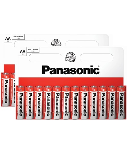 Panasonic AA Batterijen � 24 Stuks � Penlite - Bulk Verpakking � Gratis Verzending