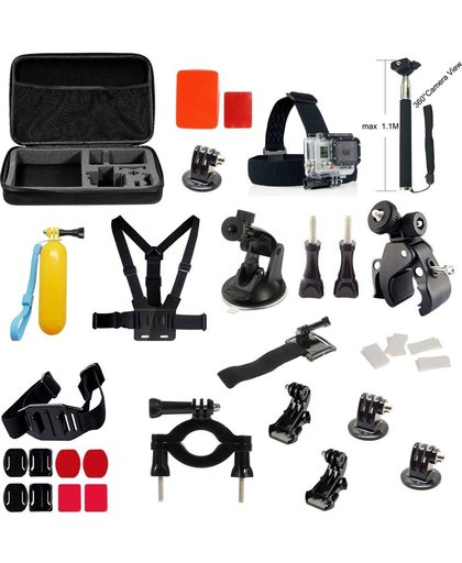 39 in 1 Gopro Accessories Kit voor GoPro Hero 4/3+/3/2/1 en Actioncam