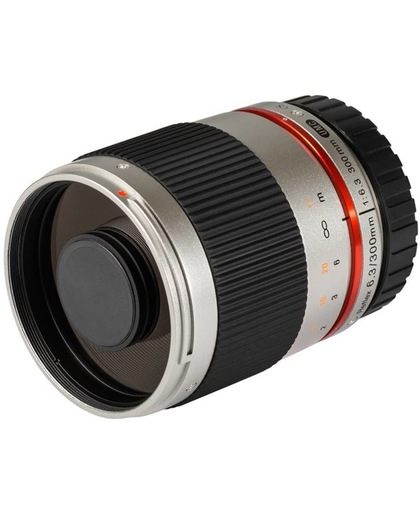 Samyang 300mm F6.3 ED UMC CS - Prime lens - geschikt voor Fujifilm X - Zillver