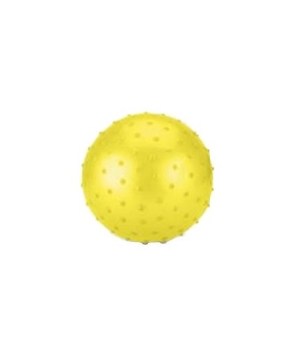 Toyrific Bal met knobbels 15 cm geel
