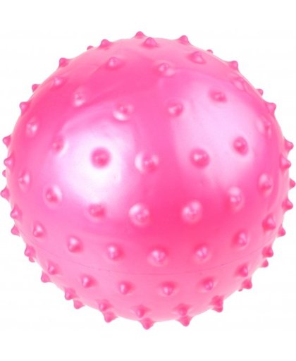 Toyrific Bal met knobbels 15 cm roze