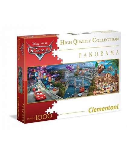 Clementoni Panorama puzzel Cars 1000 stukjes