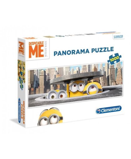 Clementoni Panorama puzzel Minions 1000 stukjes