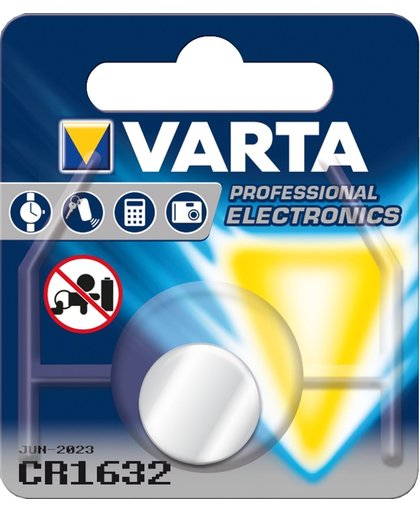 Varta CR 1632 Primary Lithium Button Lithium 3V niet-oplaadbare batterij
