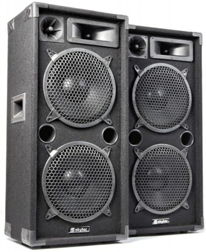 SkyTec MAX210 disco speakerset 2x 10" 2000W