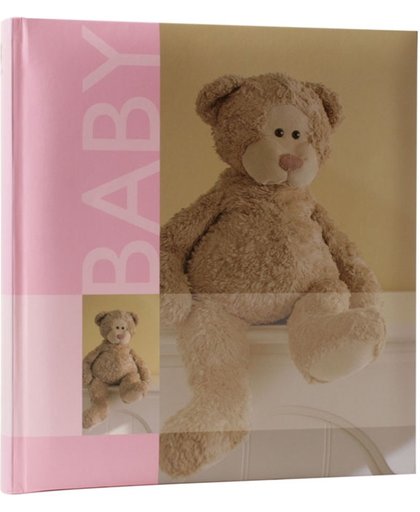 Henzo Bobbi roze 28x30,5 4+56 pagina's babyalbum 2009012
