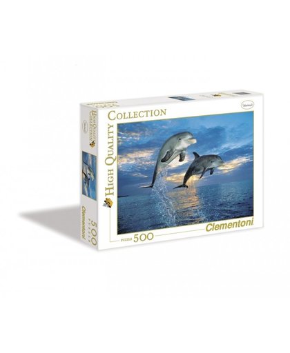 Clementoni legpuzzel High Quality Collection Dolfijnen 500 stukjes