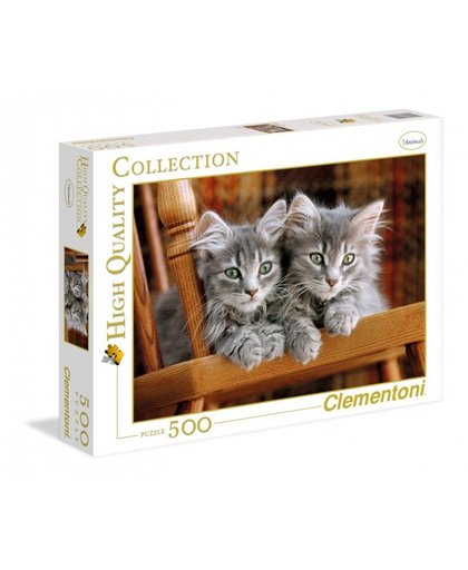 Clementoni legpuzzel High Quality Collection Kittens 500 stukjes