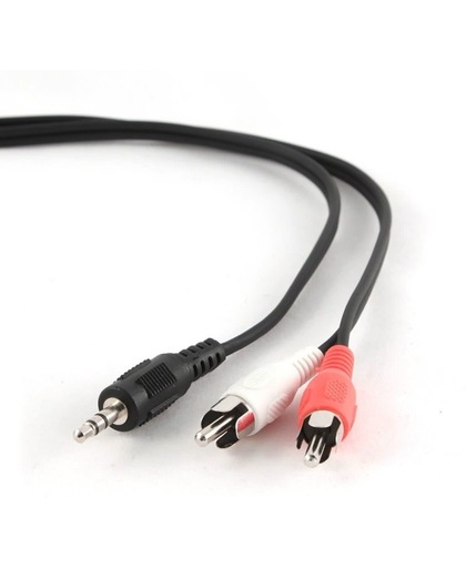 iggual IGG312766 15m 3.5mm 2 x RCA Zwart audio kabel
