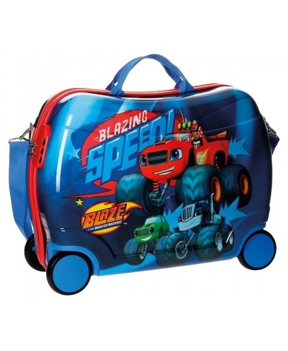 Nickelodeon Blaze koffer 38 x 50 x 20 cm blauw