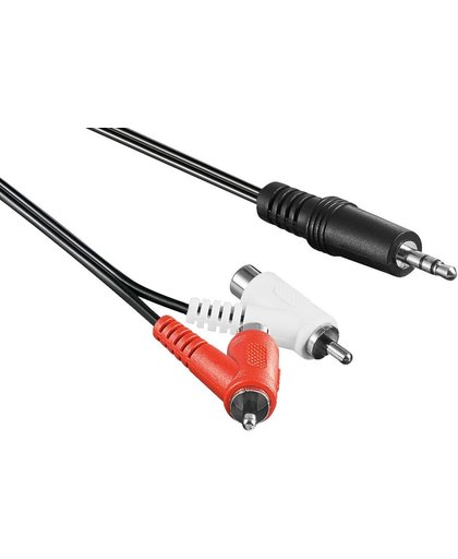 Goobay 3,5mm Jack - Tulp (m + v) stereo audio kabel - 1,5 meter