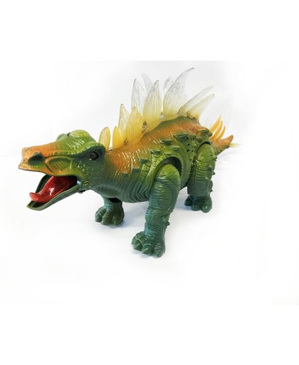 Stegosaurus - met licht en geluid - Dinosaurus speelgoed -  35CM