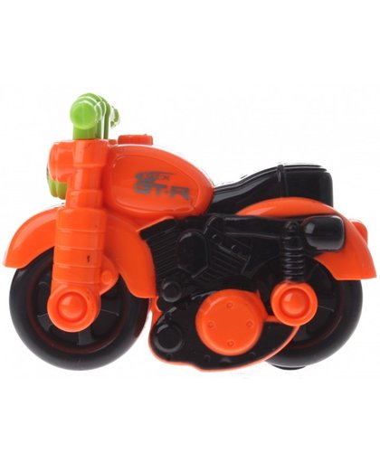 Gearbox motor kunststof oranje/groen 12 cm