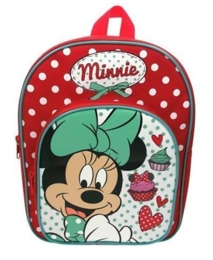 Disney Minnie Mouse rugzak 29 x 32 x 8 cm rood