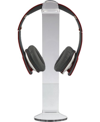Staande Koptelefoon Houder - Headset Houder - Hoofdtelefoon Stand / Standaard - Clear