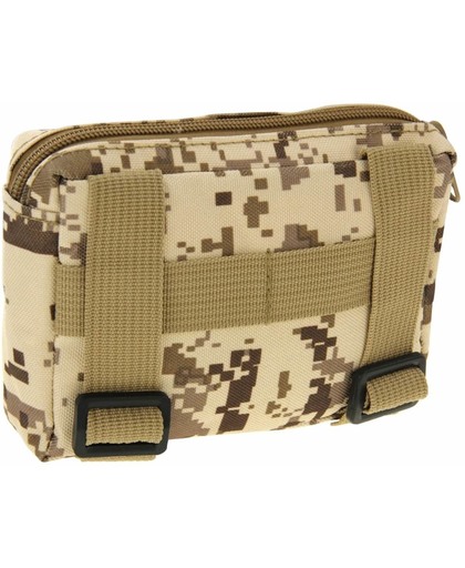 Stylish Nylon Tactical Waist Bags Camping Outdoor Sport Casual Waist Pack Zipper Pouch Bag (Desert Digital)