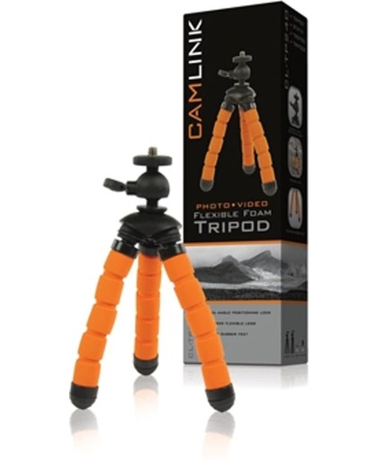CamLink CL-TP240 Digitaal/filmcamera Zwart, Oranje tripod