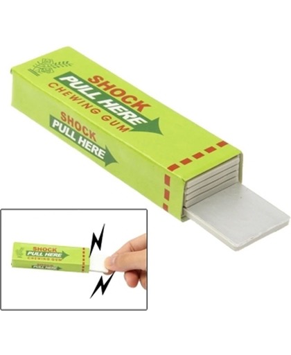 Shock Chewing Gun Practical Joke Funny Trick Shock Toy (groen)