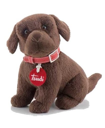 Trudi knuffel hond labrador bruin 20 cm