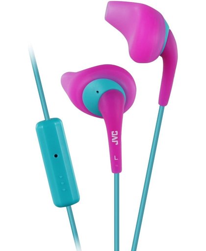 JVC HA-ENR15P - In-ear Sports oordopjes - Roze/Blauw