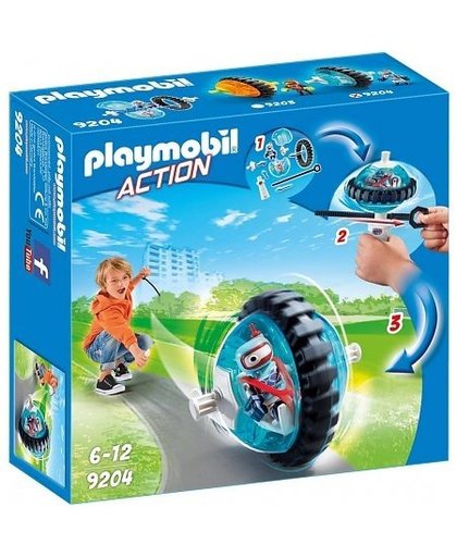 PLAYMOBIL Action: Monobike blauw (9204)