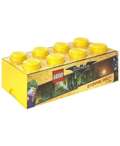 LEGO Batman: brick 8 opbergdoos 26 x 50 x 18 cm geel