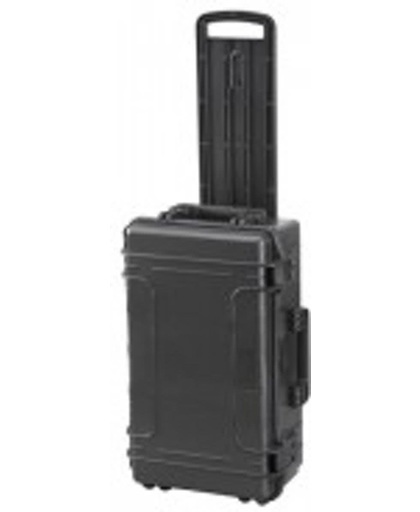 Gaffergear Case 052 zwart trolley uitvoering Met klittenband vakverdeling
