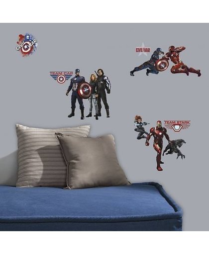 Roommates muursticker Captain America 20 stickers