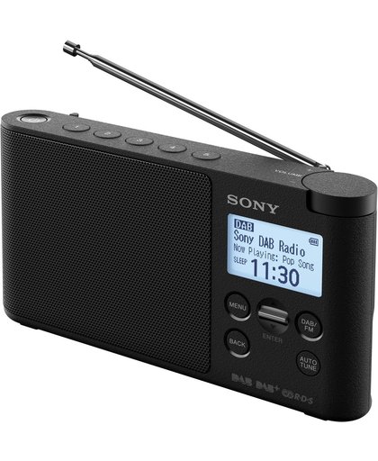 Sony XDR-S41D radio Draagbaar Digitaal Zwart