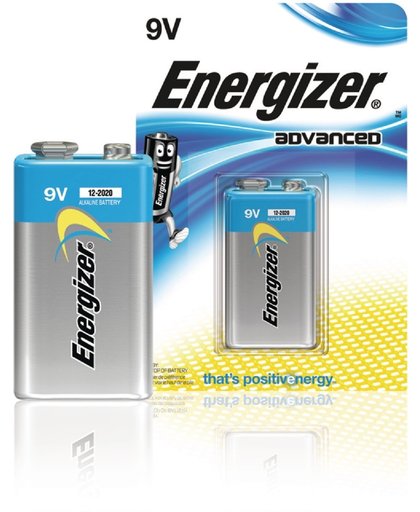 Energizer Eco Advanced batterij 9V op blister