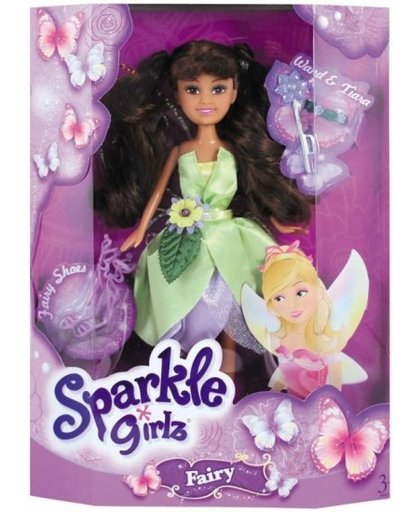 Eddy Toys Sparkle Girlz Princess Lily set 5 delig groen 27 cm
