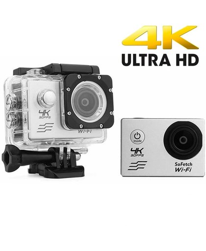4K Ultra HD Sport Actie Camera actioncam - zilver