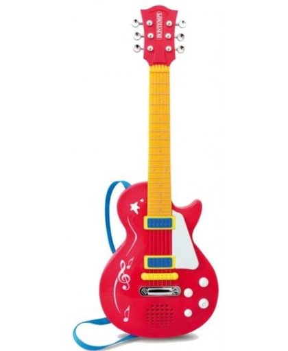 Bontempi Elektrische Rock gitaar rood