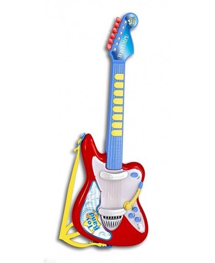 Bontempi Elektrische Rock gitaar rood/Blauw