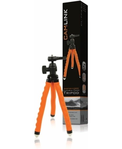 CamLink CL-TP250 Digitaal/filmcamera Zwart, Oranje tripod