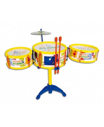 Bontempi Drumstel Toy Band Geel