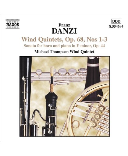 Danzi: Wind Quintets Op 68 etc / Michael Thompson Wind Quintet