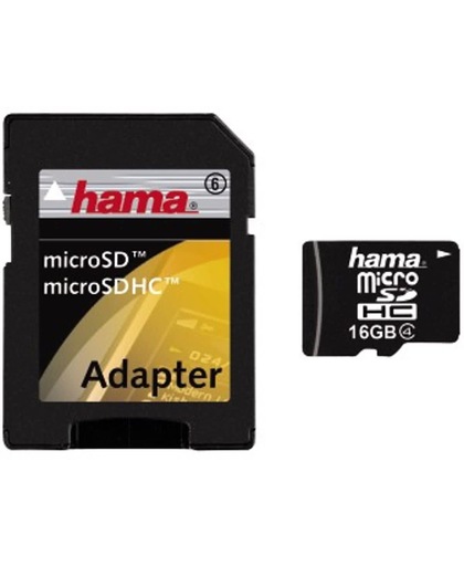 Hama 16GB micro SDHC 16GB MicroSDHC flashgeheugen