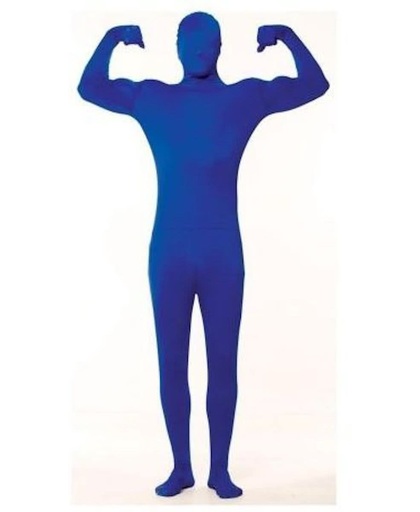 Skinny kostuum blauw mt.XXL