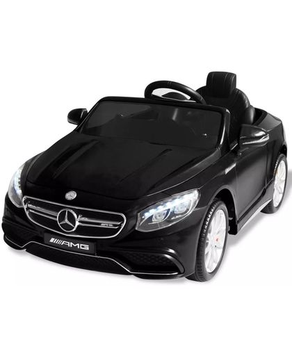 vidaXL Elektrische speelgoedauto Mercedes Benz AMG S63 6 V zwart