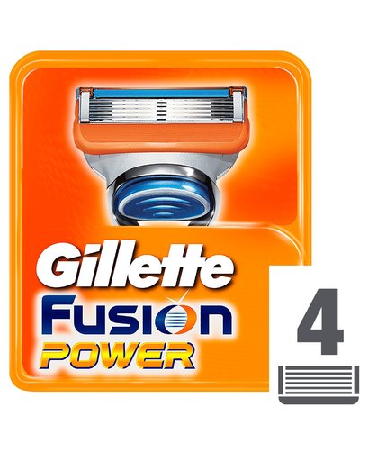 Extra scheermesje Fusion Power Gillette (4 uds)