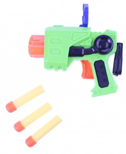 Toi Toys X Sight foam blaster met darts 14 cm groen