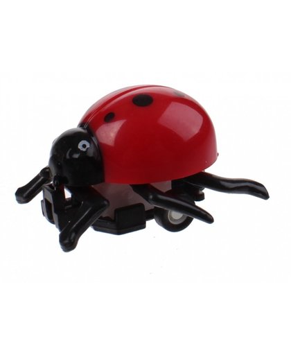 Toi Toys Insectenauto pull back Lieveheersbeestje 4,5 cm rood/zwart