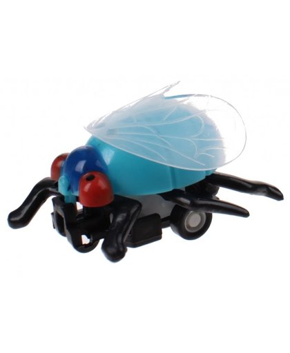 Toi Toys Insectenauto pull back Vlieg 4,5 cm blauw/zwart
