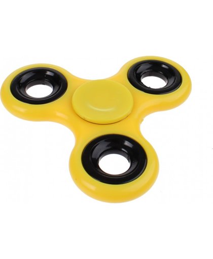 Toi Toys fidget spinner 8 cm geel