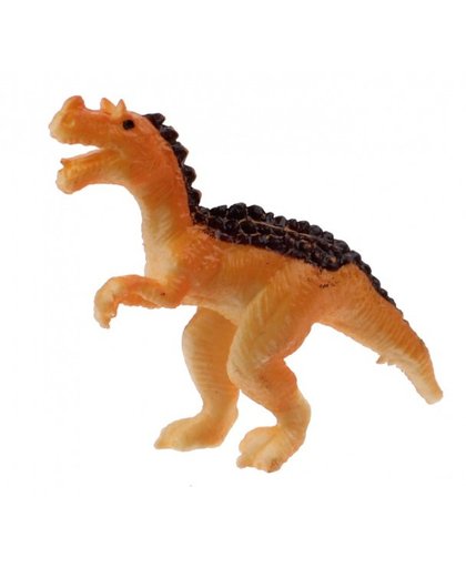 Toi Toys miniatuur dinosaurus 6 cm oranje/bruin