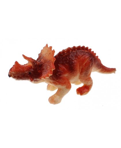 Toi Toys miniatuur dinosaurus 6 cm bruin