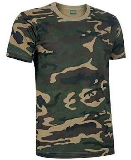 Mijncadeautje - Camouflage T-shirt - unisex - maat L