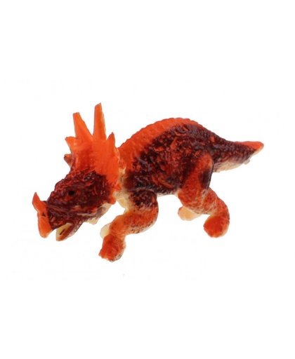 Toi Toys miniatuur dinosaurus 6 cm oranje